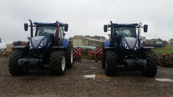 Comparatif traction - Horsch Terrano - NewHolland